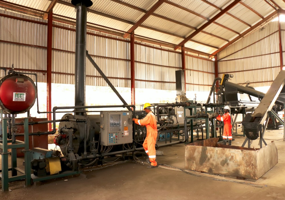 Metso 4 Ton / hr Thermal Desorption Unit with Emphasis on Oil Recovery